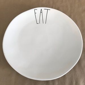 Rae Dunn EAT 11” Dinner Plate Farmhouse Collection